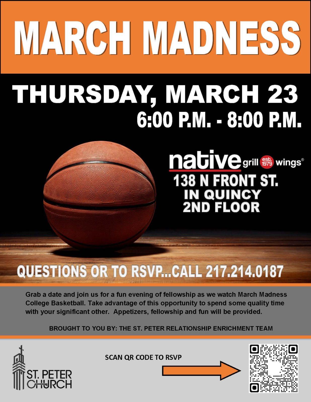 March Madness 03/23/2023 St. Peter Church