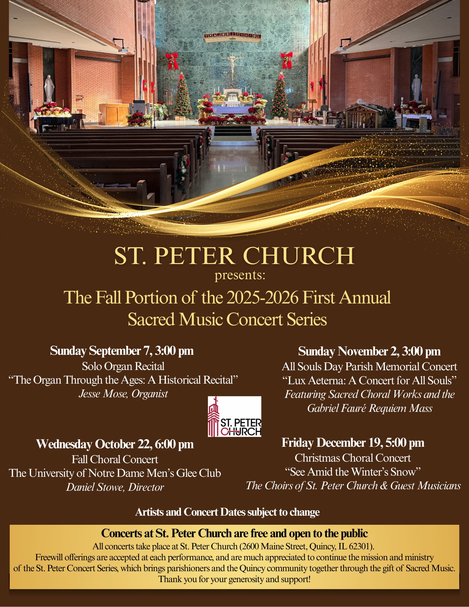 St. Peter Concert Series Flyer